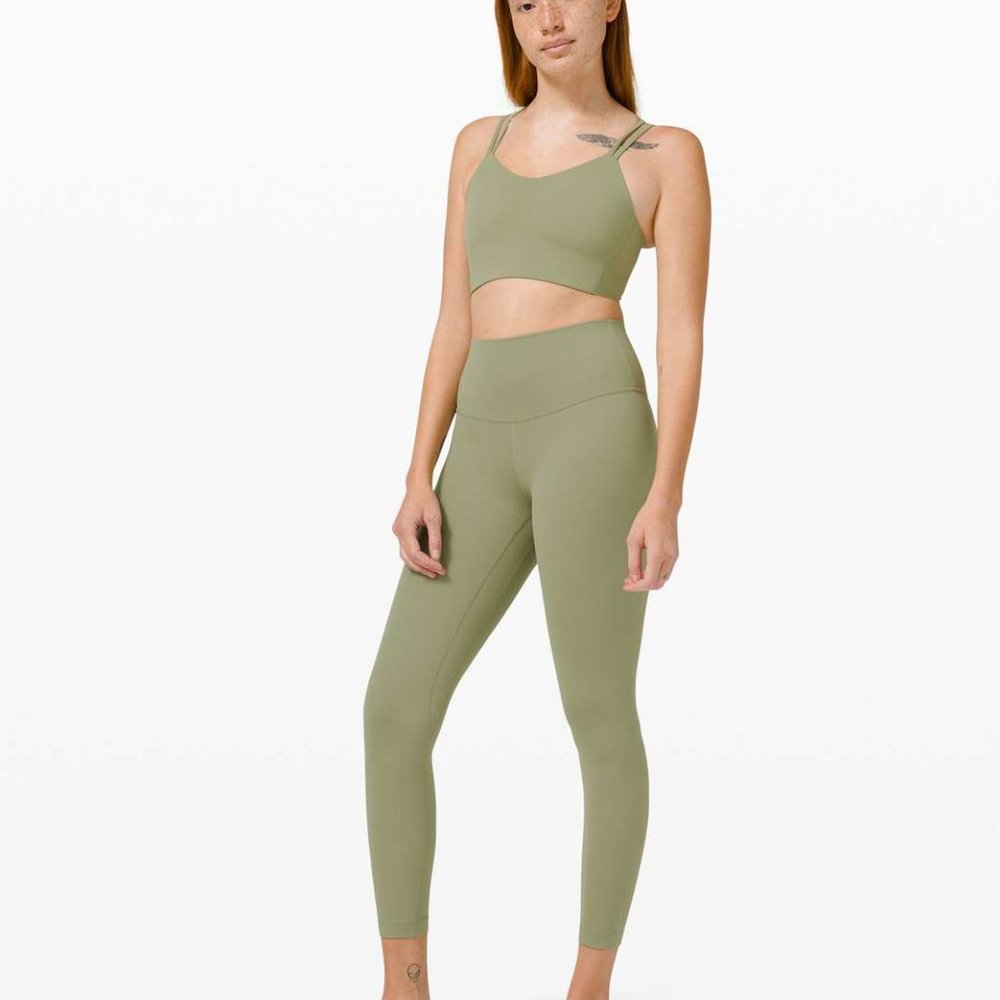 Lululemon High-Rise Align Pant 25" Size 6 NWT Rosemary Green